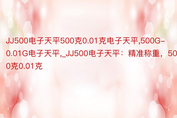 JJ500电子天平500克0.01克电子天平，500G-0.01G电子天平，_JJ500电子天平：精准称重，500克0.01克
